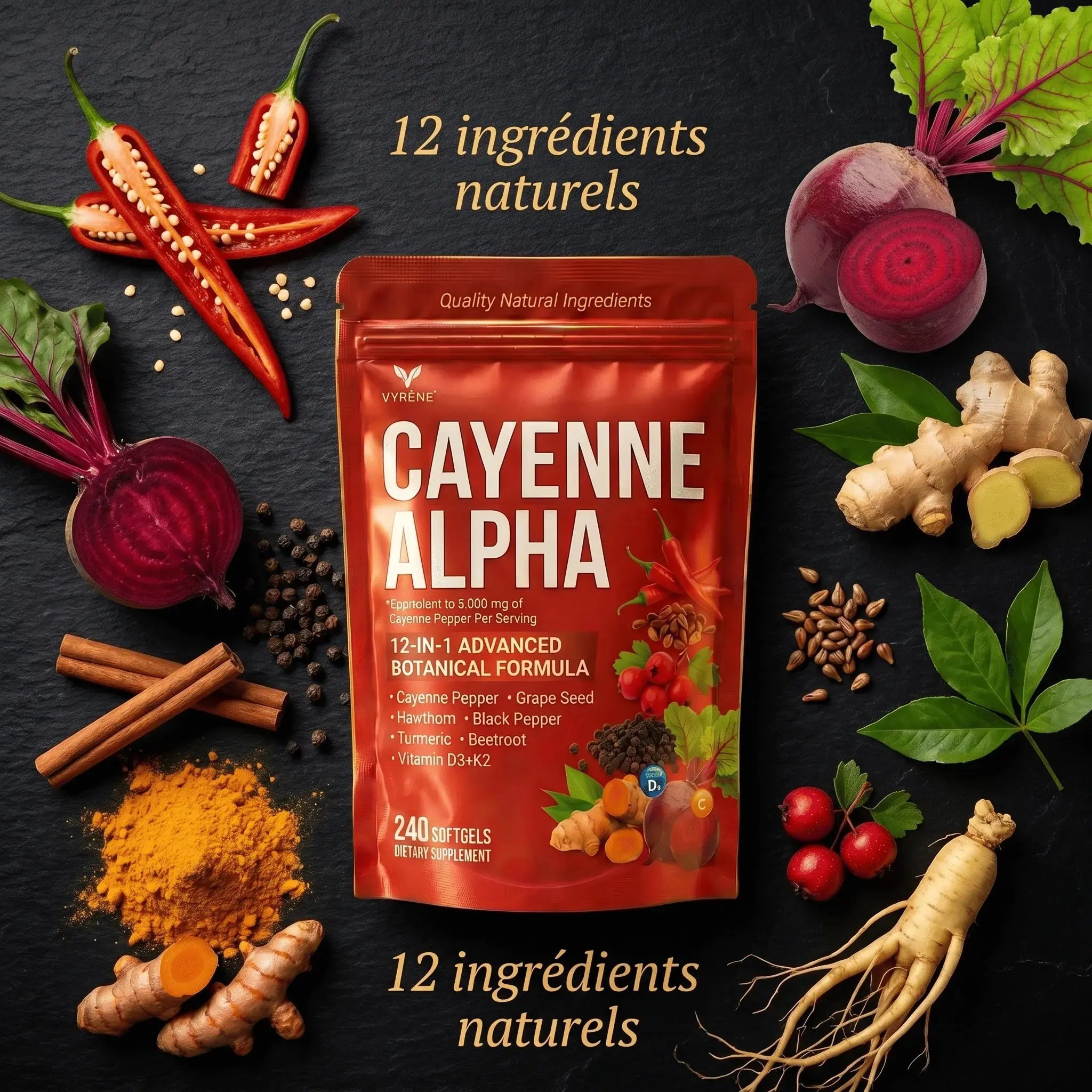 Vyrène Capsaicin Power — 12 ingrédients