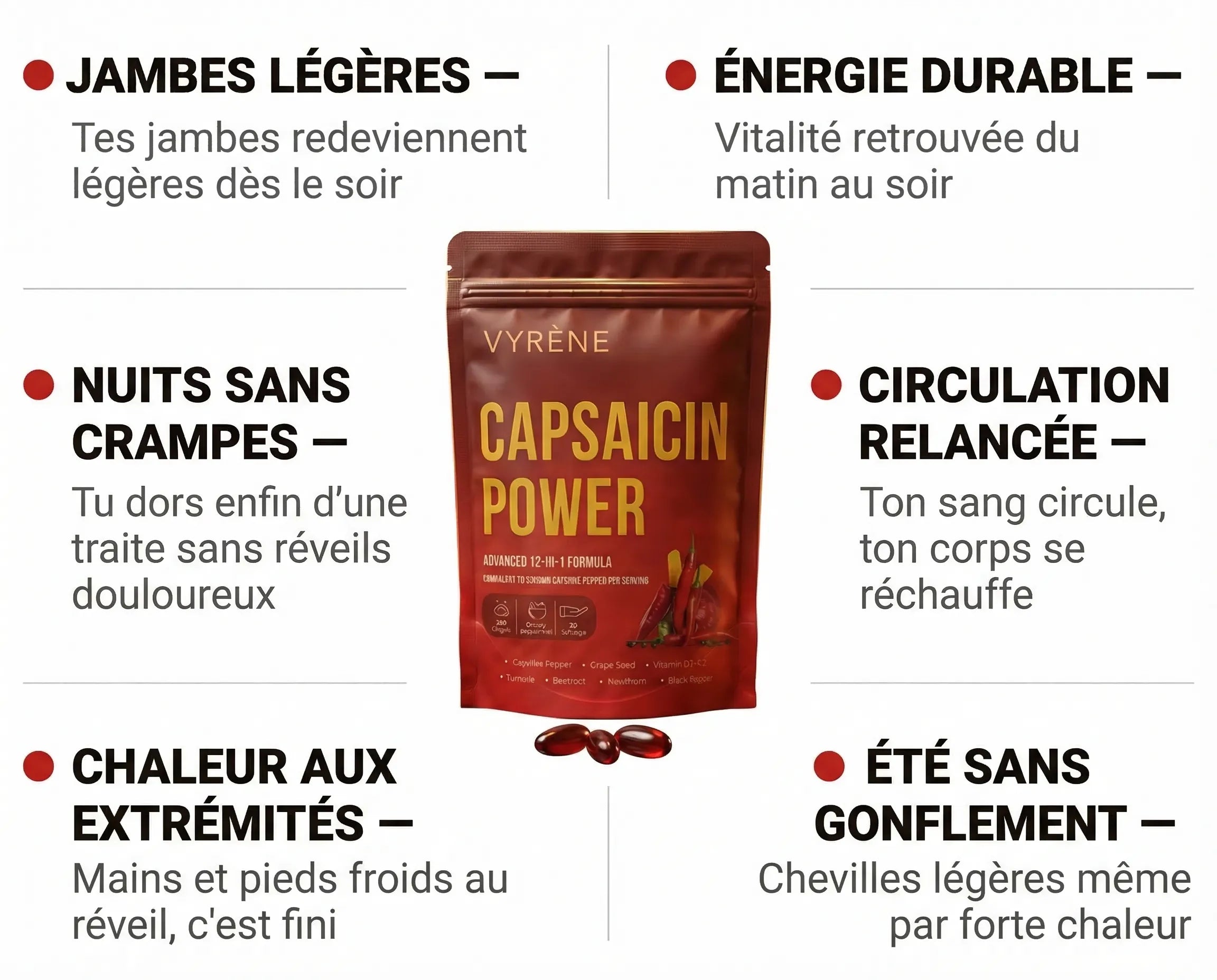 Ce que tu vas ressentir — 6 bénéfices